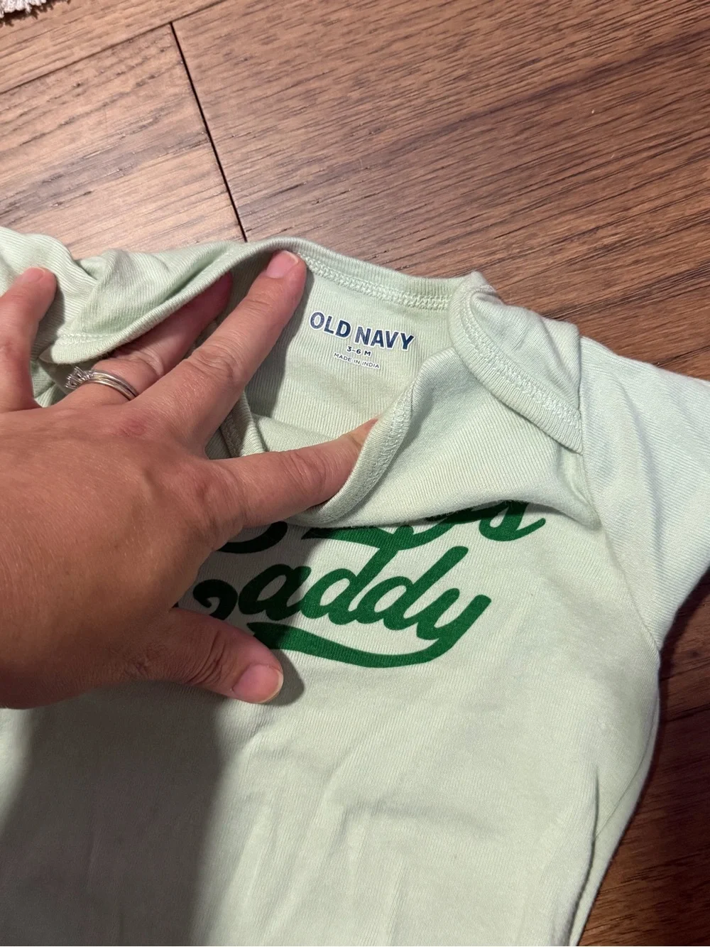 Old Navy Daddy's Caddy Bodysuit Baby Size 3-6 Month